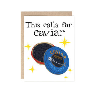 Cheesy Congratulations Greeting Cards This calls for Caviar - BKLYN Larder