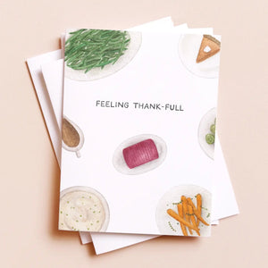 Cheesy Holiday Greeting Cards Feeling Thank-full - BKLYN Larder