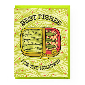 Cheesy Holiday Greeting Cards Tinned Fish Holiday Card - BKLYN Larder