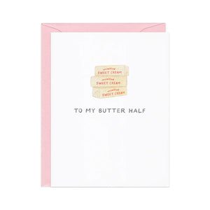 Cheesy Valentine Greeting Cards To My Butter Half - BKLYN Larder
