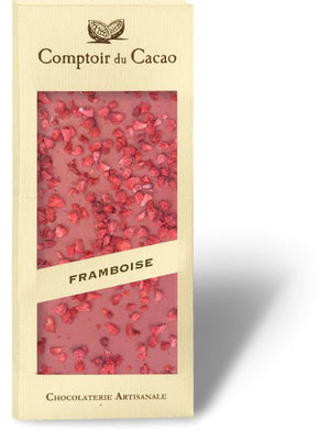 Comptoir du Cacao Holiday Chocolate Bars 36% Milk Chocolate with Hearts - BKLYN Larder