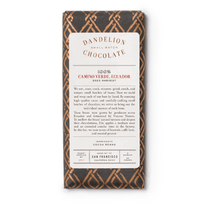 Dandelion Chocolate Camino Verde, Ecuador 100% - BKLYN Larder