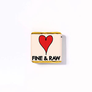 Fine & Raw Holiday Chocolate Heart Hazelnut Chunky - BKLYN Larder