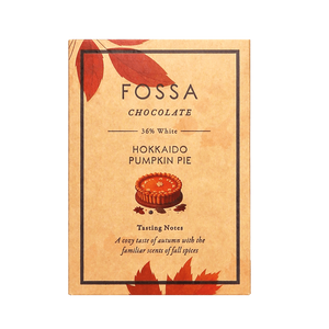 Fossa Holiday Chocolate Hokkaido Pumpkin Pie White 36% - BKLYN Larder