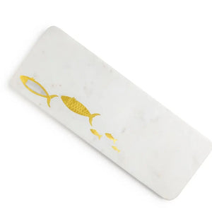 Goldfin Marble Serving Boards Large - BKLYN Larder