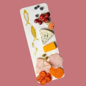 Goldfin Marble Serving Boards Small - BKLYN Larder