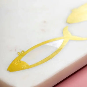 Goldfin Marble Serving Boards Small - BKLYN Larder