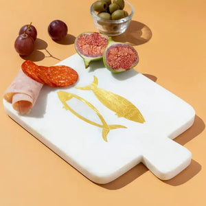 Goldfin Marble Serving Boards Small - BKLYN Larder
