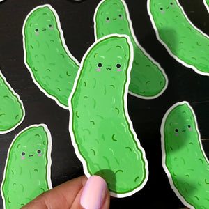 Holiday Food Stickers! Cute Pickle - BKLYN Larder