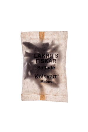 Kolsvart Swedish Fish Kolsvart Salty Black Licorice - BKLYN Larder