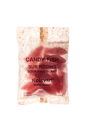 Kolsvart Swedish Fish Kolsvart Sour Raspberry - BKLYN Larder