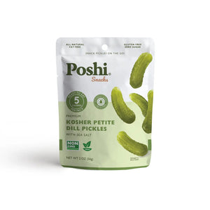 Poshi Snacks Kosher Petite Dill Pickles - BKLYN Larder