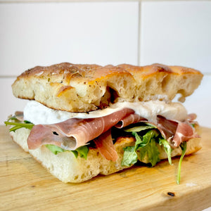 Prosciutto & Burrata Focaccia - BKLYN Larder
