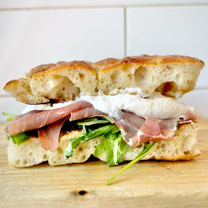 Prosciutto & Burrata Focaccia - BKLYN Larder