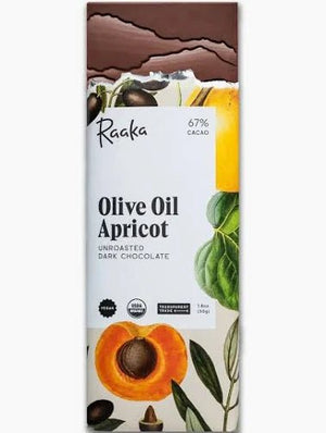 Raaka Chocolate Limited Edition - Olive Oil Apricot - BKLYN Larder