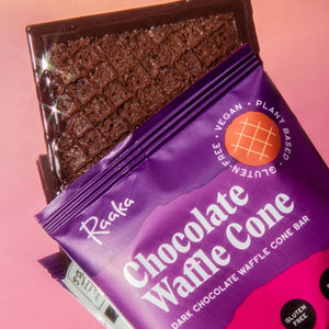 Raaka Chocolate Waffle Cone Bars - BKLYN Larder