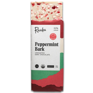 Raaka Holiday Chocolate Bars Peppermint Bark - BKLYN Larder