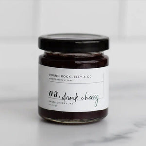 Round Rock Jelly & Co Drunk Cherry Jam 4 oz. - BKLYN Larder