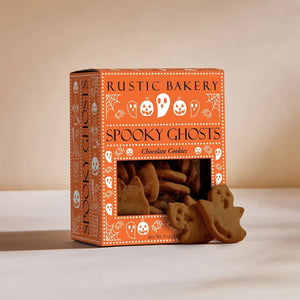 Rustic Bakery Holiday Cookies Spooky Ghosts Chocolate - BKLYN Larder
