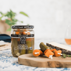 Sable & Rosenfeld Tipsy Cocktail Stirrers Sweet & Spicy Baby Carrots - BKLYN Larder