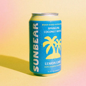Sunbear Sparkling Coconut Water Lemon Lime - BKLYN Larder