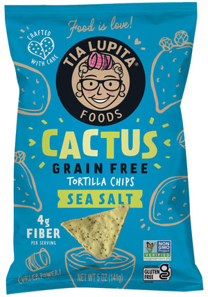 Tia Lupita Cactus Tortilla Chips Lightly Salted - BKLYN Larder