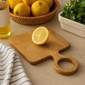 Wooden Serving Boards Ring Handle - BKLYN Larder