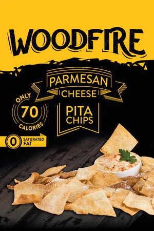 Woodfire Pita Chips Parmesan Garlic - BKLYN Larder