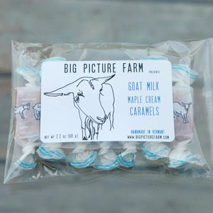 Big Picture Farm Goat Milk Caramels Bag Maple Cream - BKLYN Larder