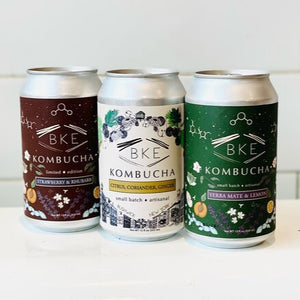 BKE Kombucha Strawberry & Rhubarb Can - BKLYN Larder