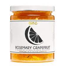 BRINS Large Jam Rosemary Grapefruit - BKLYN Larder