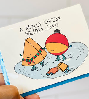Cheesy Holiday Greeting Cards A Really Cheesy Holiday - BKLYN Larder