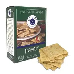 Onesto Gluten Free Crackers Onesto Gluten-Free Rosemary Crackers - BKLYN Larder