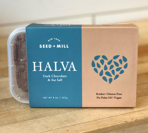 Seed + Mill Halva Sea Salt and Dark Chocolate - BKLYN Larder