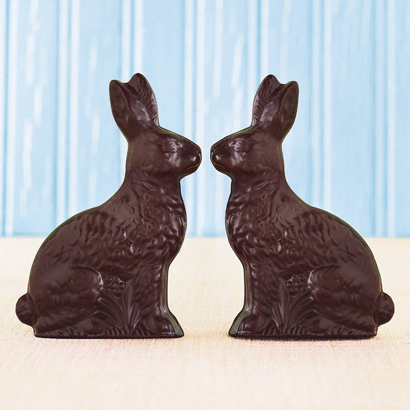 Solid Dark Chocolate Easter Bunny - BKLYN Larder