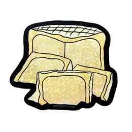 Stickers! Glitter Cheese - BKLYN Larder