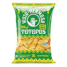 Vista Hermosa Totopos Tortilla Chip Sea Salted - BKLYN Larder
