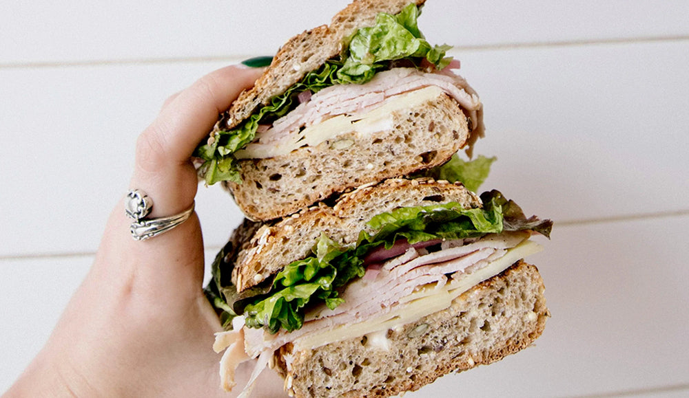 A BKLYN Larder turkey and Comté sandwich