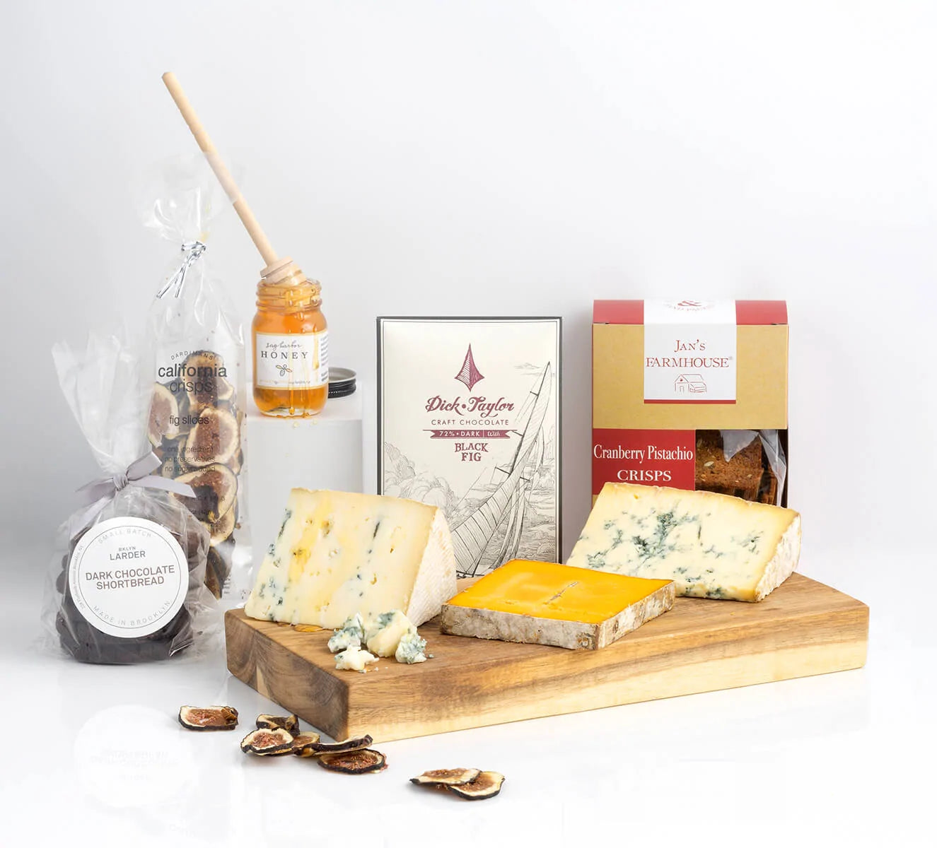 A beautiful cheese and provisions spread