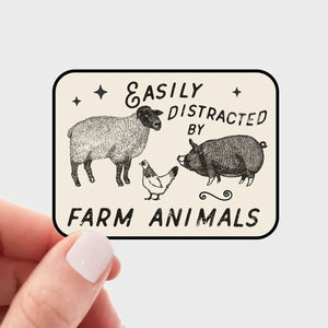 Animal + Farm Stickers! Easily Distracted by Farm Animals - BKLYN Larder
