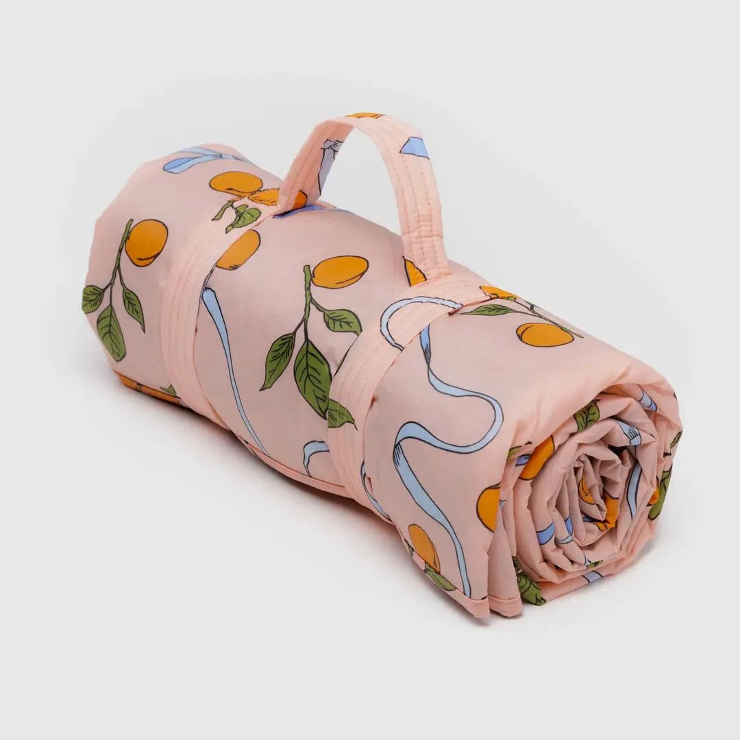 Baggu Picnic Blanket Apricots & Ribbons - BKLYN Larder