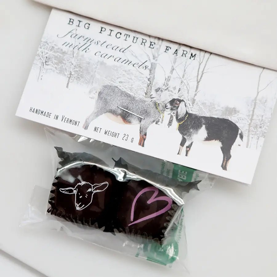 Big Picture Farm Valentine Chocolate Covered Goat Milk Caramels - BKLYN Larder