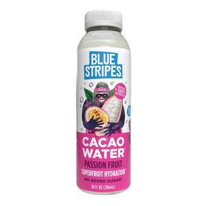 Blue Stripes Cacao Water Passion Fruit + Cacao - BKLYN Larder
