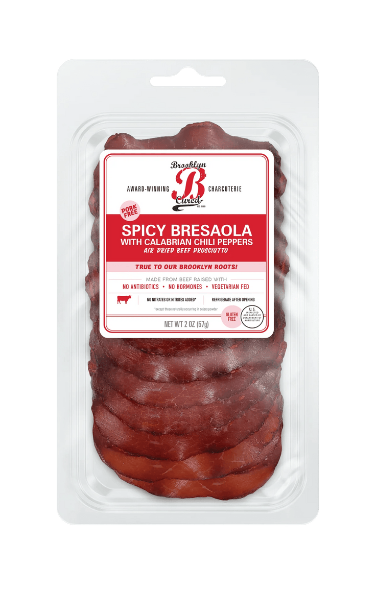Brooklyn Cured Sliced Meats Spicy Bresaola - BKLYN Larder