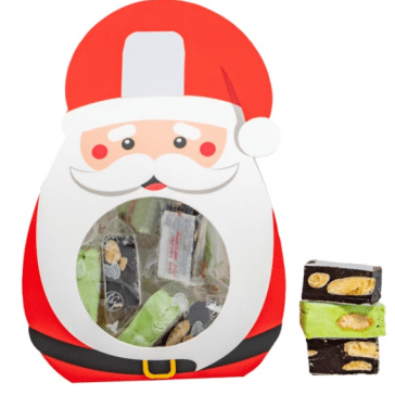 Chabert & Guillot Assorted Chocolate & Pistachio Nougat Santa Box - BKLYN Larder