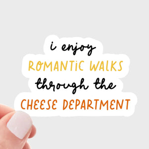 Cheese Stickers! I enjoy romantic walks in the cheese department - BKLYN Larder