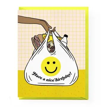 Cheesy Greeting Cards Deli Bag Birthday Card - BKLYN Larder