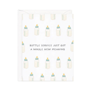 Cheesy Greeting Cards Funny Drink Pun -New Baby - BKLYN Larder