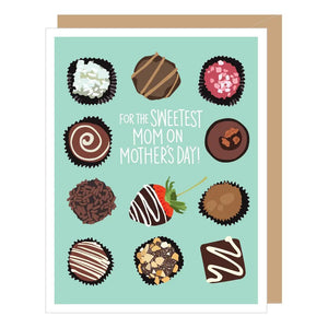 Cheesy Holiday Greeting Cards Sweetest Mom - BKLYN Larder