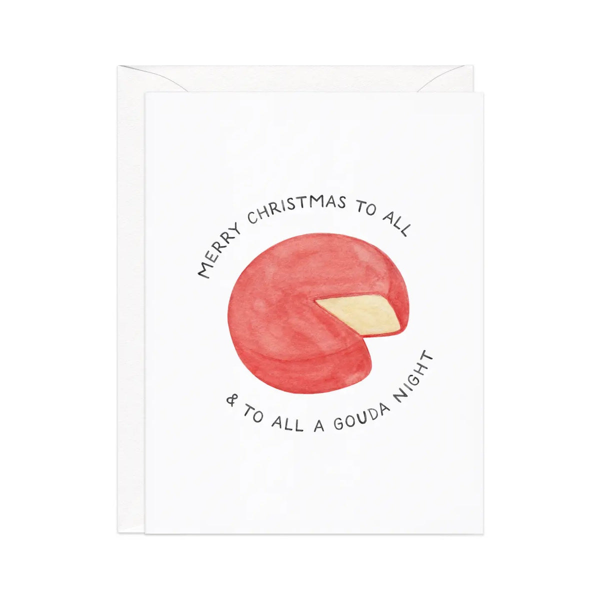 Cheesy Holiday Greeting Cards To All A Gouda Night - BKLYN Larder
